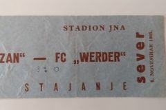 Kup evropskih šampiona 1965/66 | 09.11.1965. | Partizan – Verder 3:0