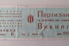 Kup evropskih šampiona 1983/84 | 14.09.1983. | Partizan - Viking 5:1