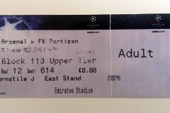 Liga šampiona | 08.12.2010. | Arsenal - Partizan 3:1